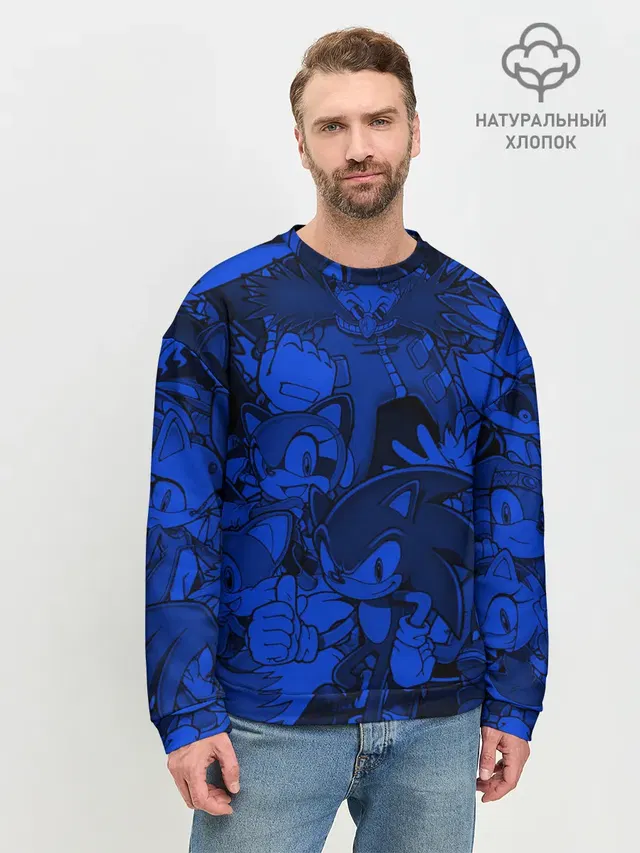 SONIC BLUE PATTERN | СИНИЙ ЁЖ