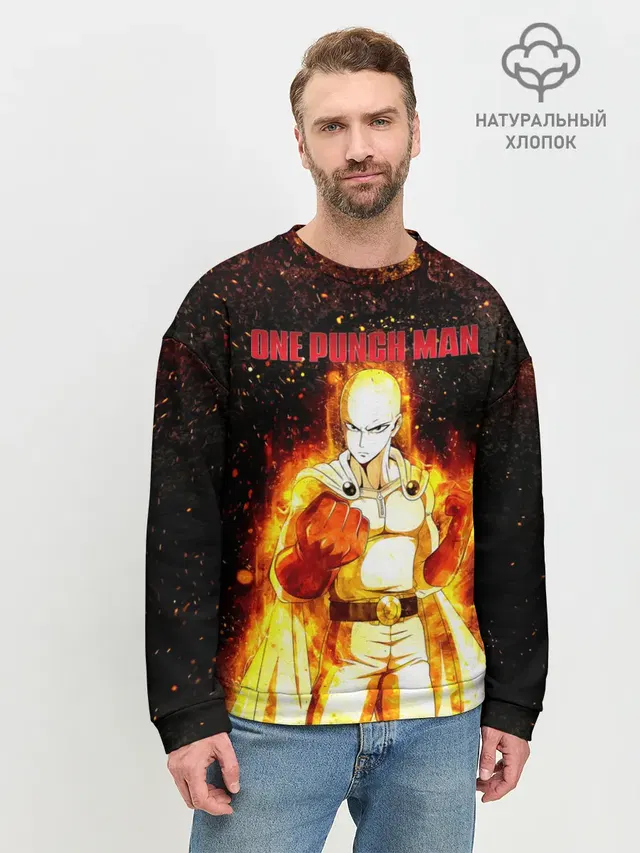 Сайтама в огне | One Punch-Man