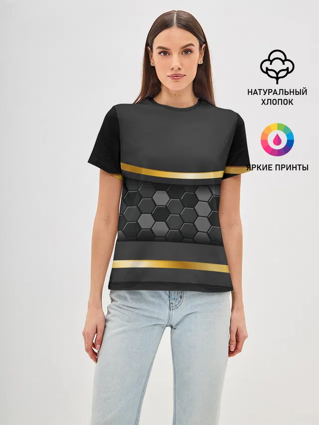 3D ТЕМНАЯ БРОНЯ С ЗОЛОТОМ