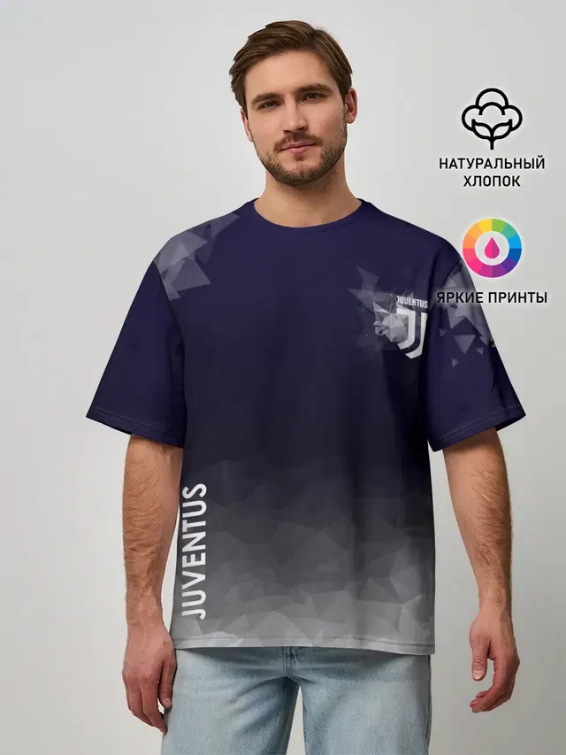 Мужская футболка оверсайз
