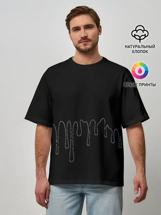 Мужская футболка оверсайз
