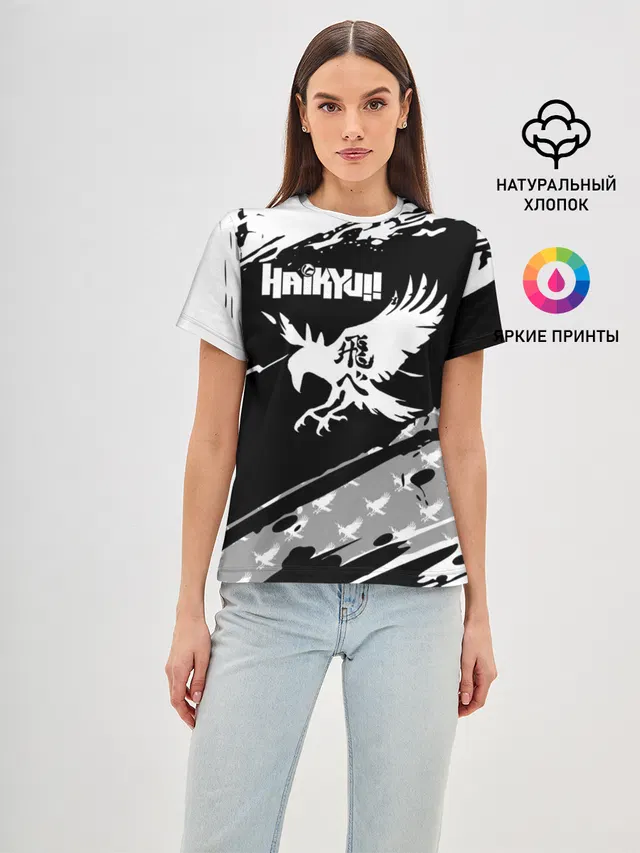 Haikyuu!! Ворон иероглиф