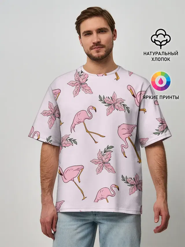 Розовый фламинго