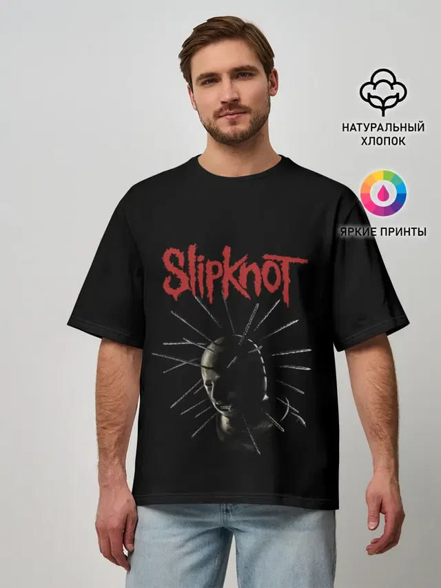 Мужская футболка оверсайз с принтом «Craig Jones Slipknot — CRAIG JONES»