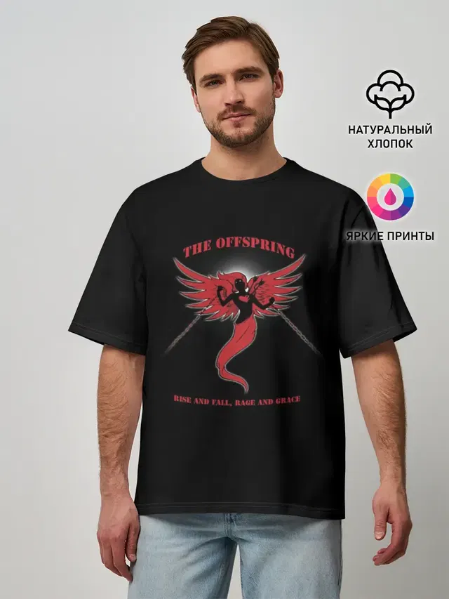 Мужская футболка оверсайз с принтом «Offspring — The Offspring»