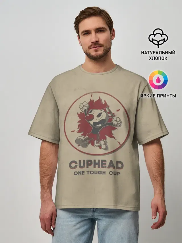 Мужская футболка оверсайз