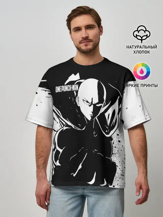 Черно-белый Сайтама One Punch-Man