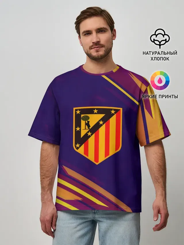Мужская футболка оверсайз