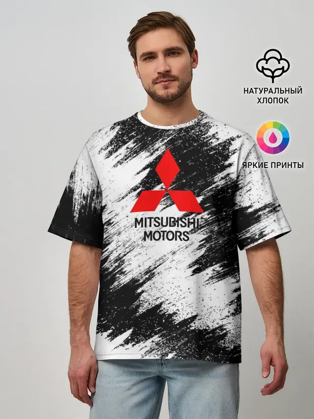 Мужская футболка оверсайз