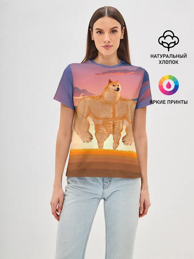 Мем собака качок DOGE