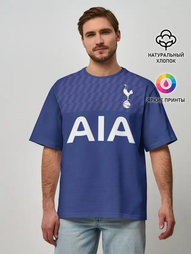 Мужская футболка оверсайз с принтом «Tottenham — Dele Alli away 19-20»