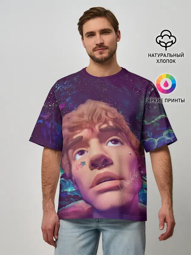 Мужская футболка оверсайз