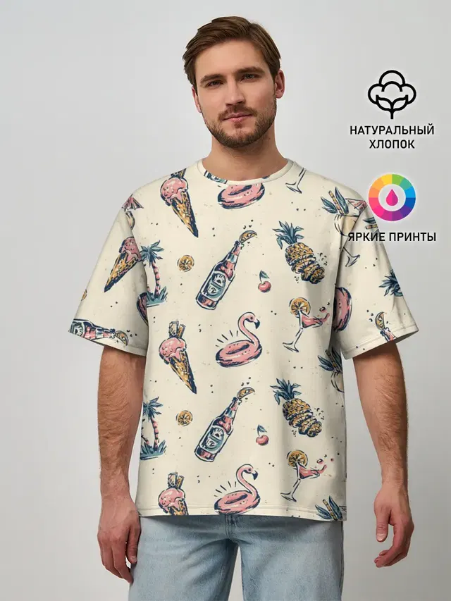 Винтажный Гавайский Рисунок