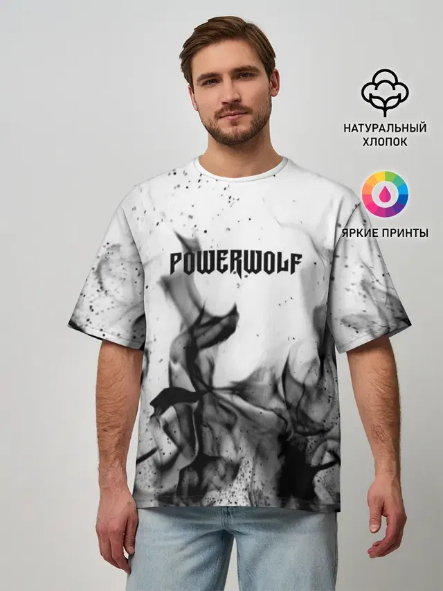 Мужская футболка оверсайз