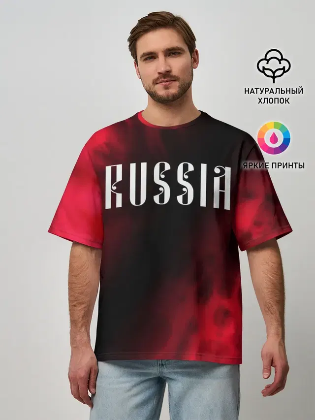 Мужская футболка оверсайз