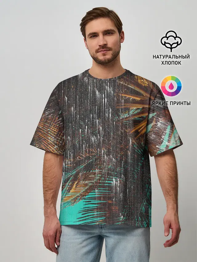 Palm glitch art