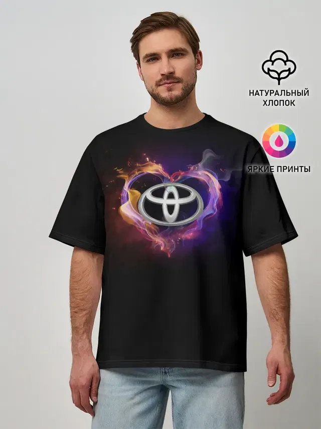 Мужская футболка оверсайз