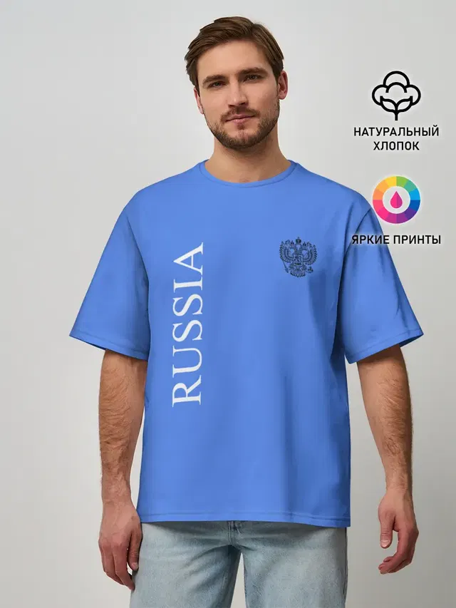 Мужская футболка оверсайз