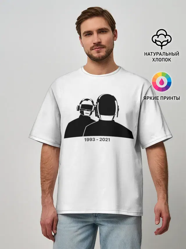 Мужская футболка оверсайз