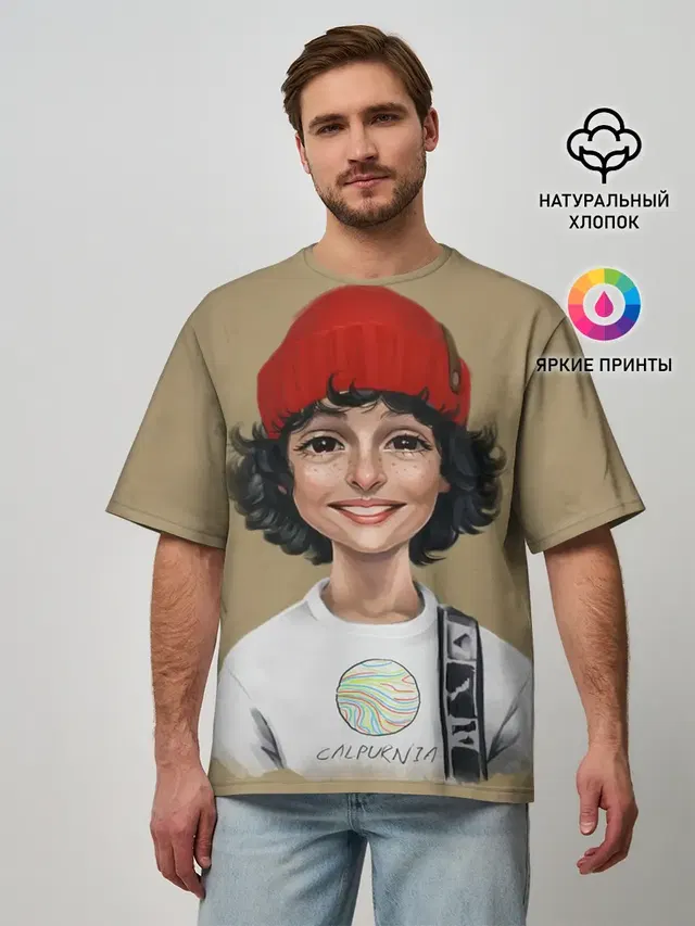 Мужская футболка оверсайз