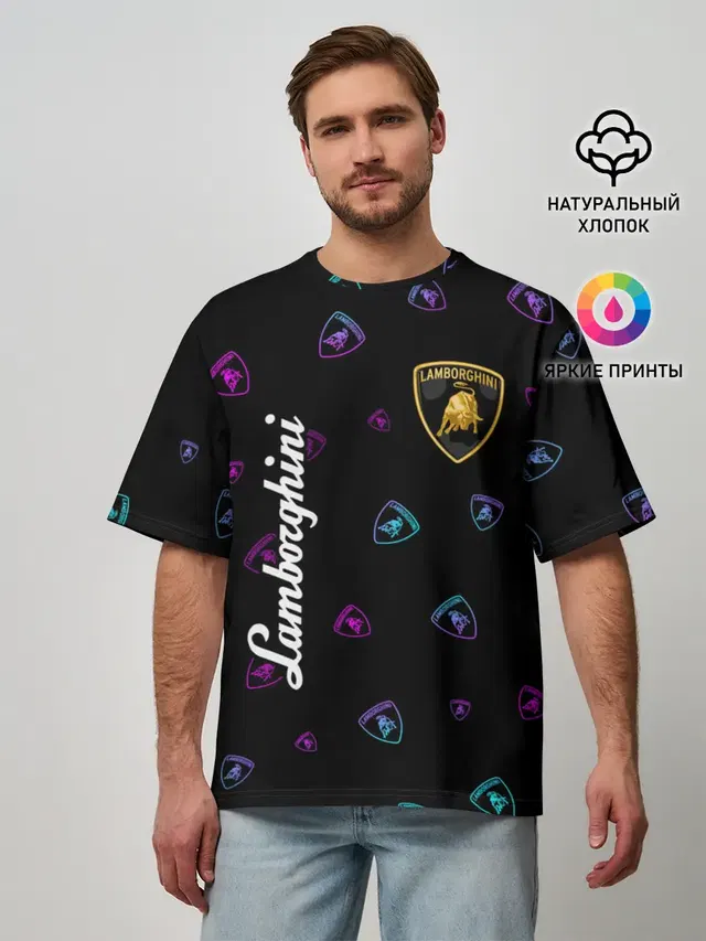 Мужская футболка оверсайз