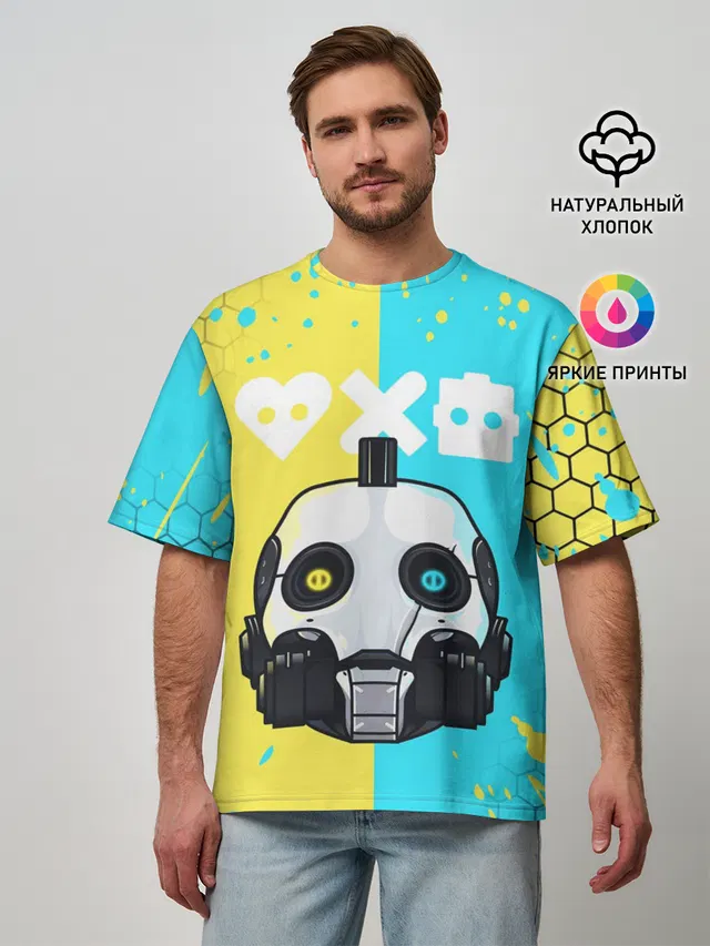 Мужская футболка оверсайз