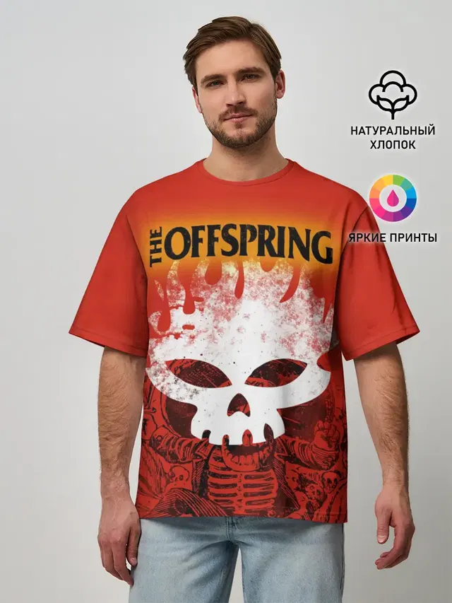 Мужская футболка оверсайз с принтом «Offspring — The Offspring»