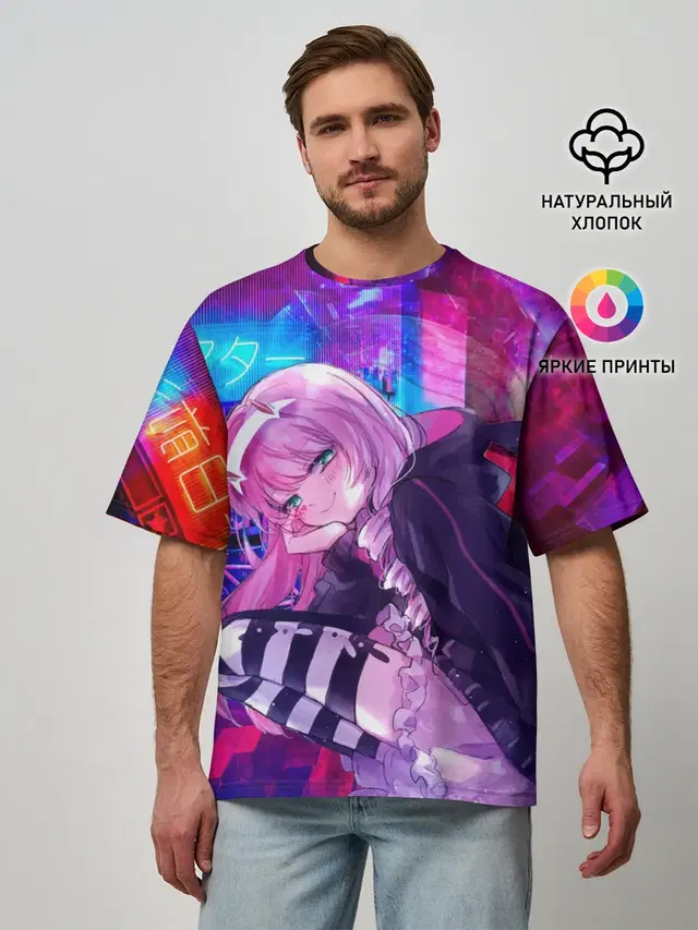 Zero Two в неоновом городе