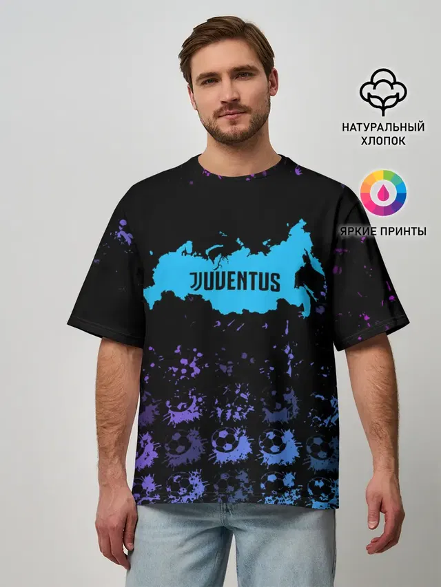 Мужская футболка оверсайз