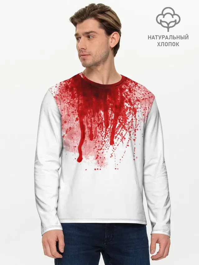 Мужской лонгслив базовый