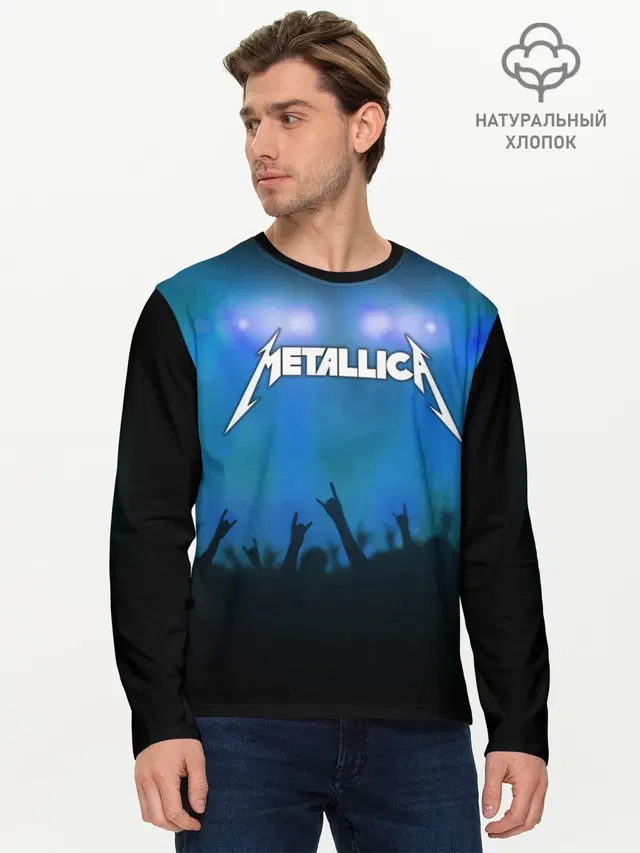 Мужской лонгслив базовый