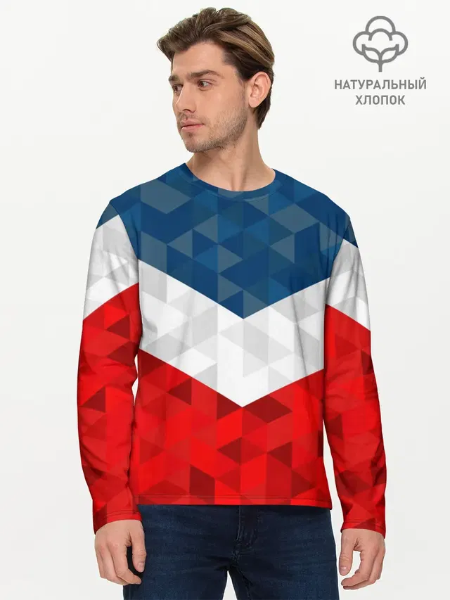 Мужской лонгслив базовый