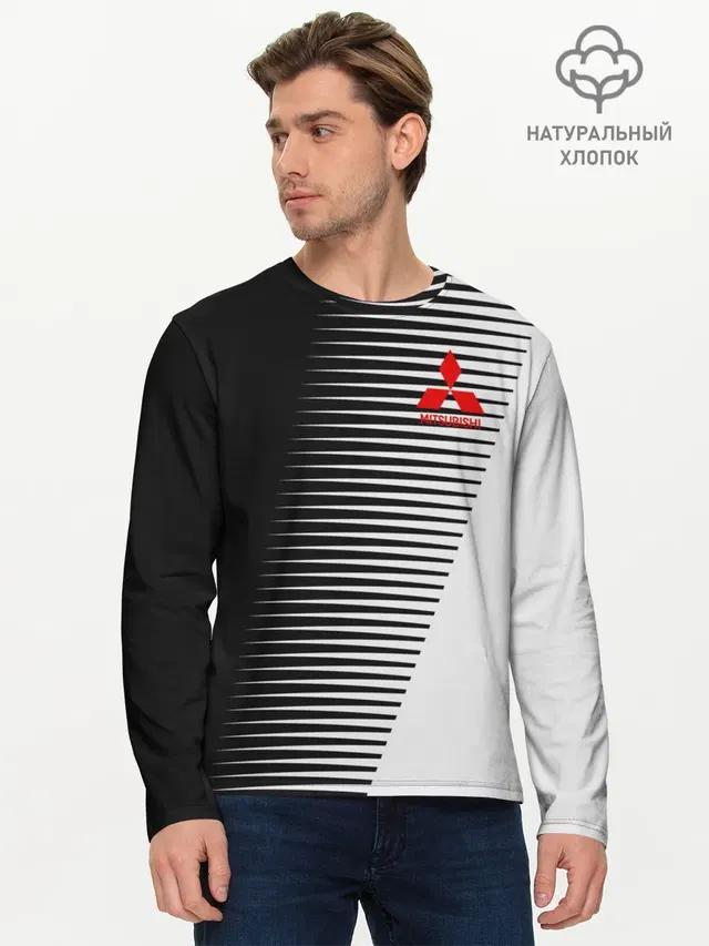 Мужской лонгслив базовый