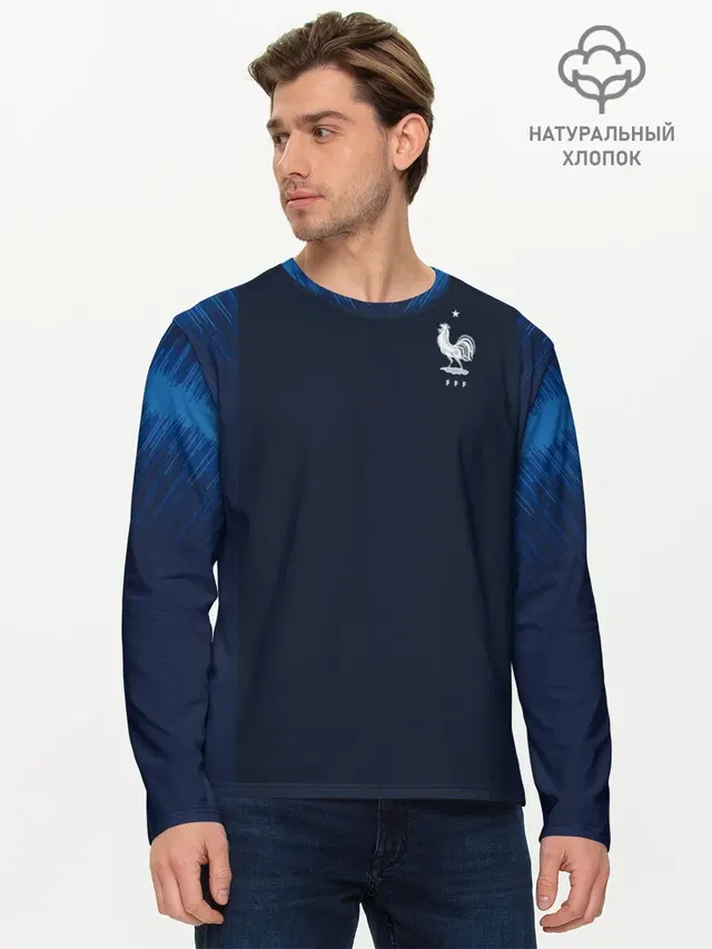 Мужской лонгслив базовый