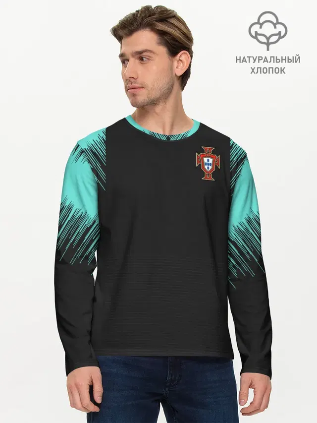 Мужской лонгслив базовый