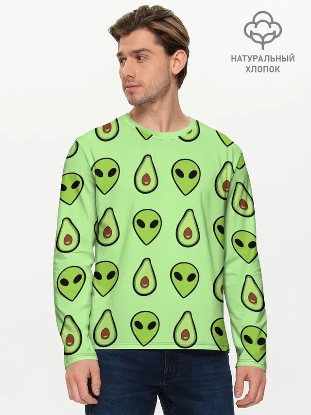 Мужской лонгслив базовый