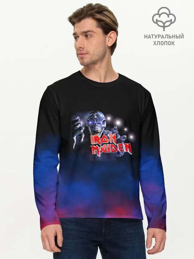 Мужской лонгслив базовый