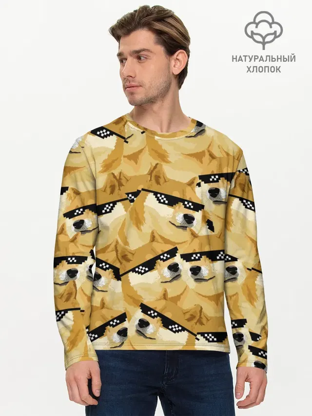 Doge мем в deal with it очках