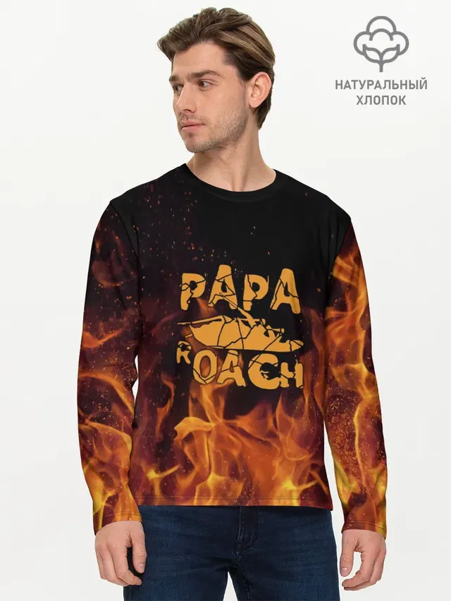 Мужской лонгслив базовый