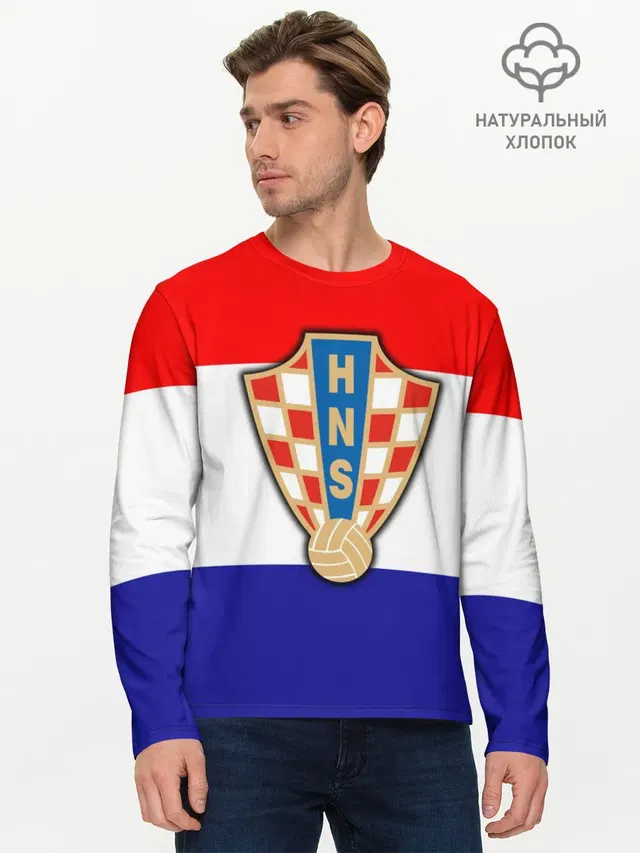 Мужской лонгслив базовый