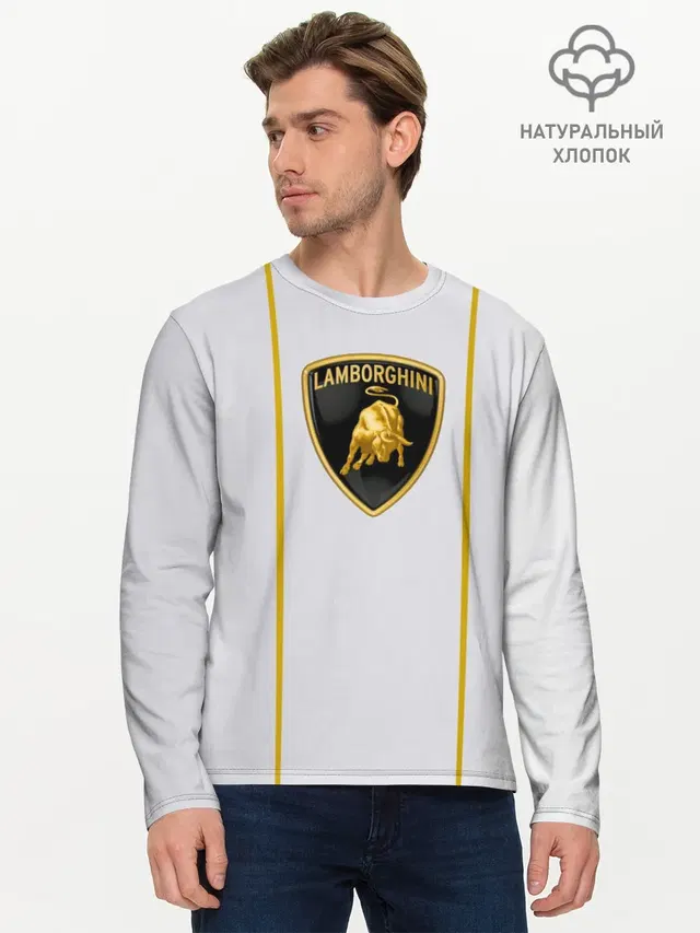 Мужской лонгслив базовый