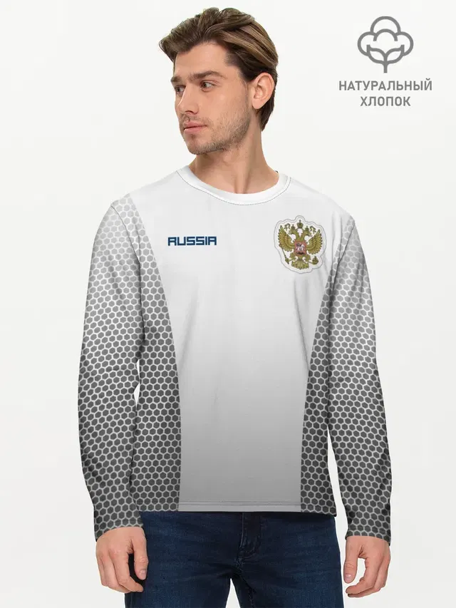 Мужской лонгслив базовый