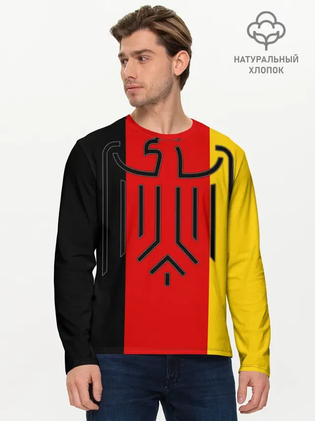 Мужской лонгслив базовый