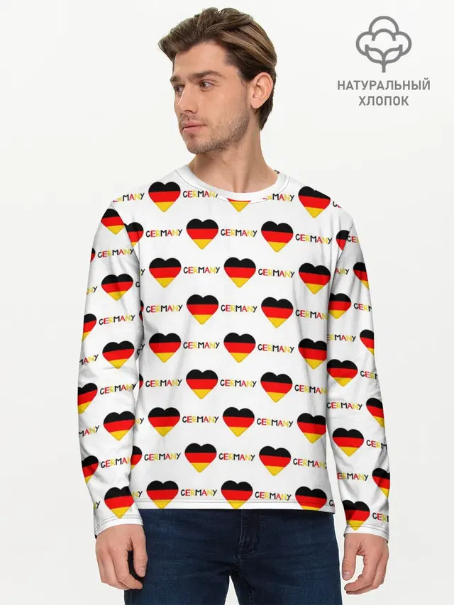 Мужской лонгслив базовый