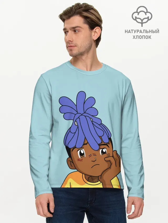 Мужской лонгслив базовый