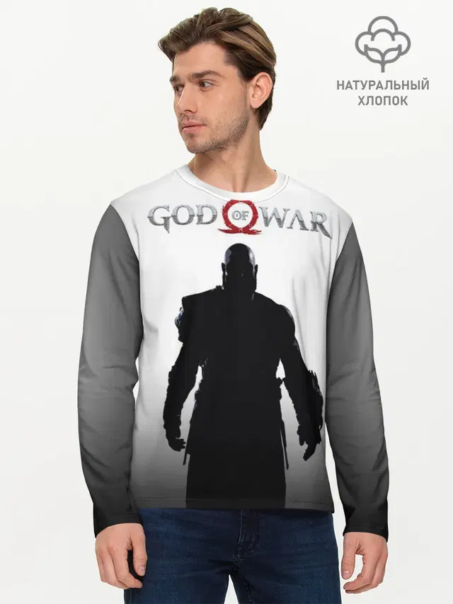 Мужской лонгслив базовый