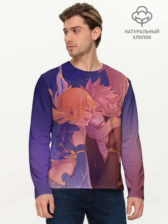 Мужской лонгслив базовый
