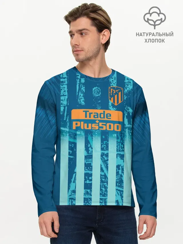 Мужской лонгслив базовый с принтом «Griezmann alternative 18-19»