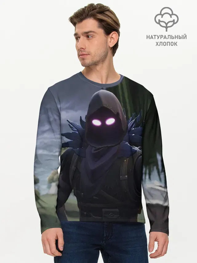 Мужской лонгслив базовый