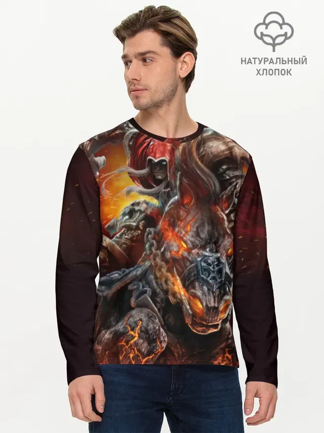 Мужской лонгслив базовый
